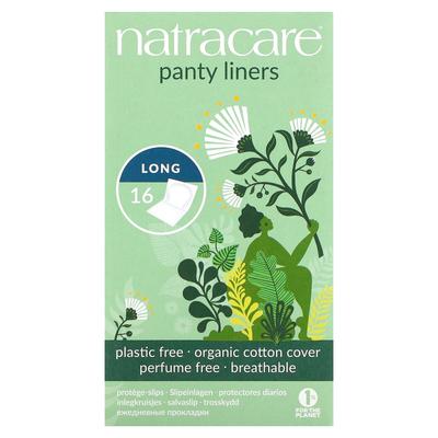 Organic Panty Liners, Long, 16 Pack