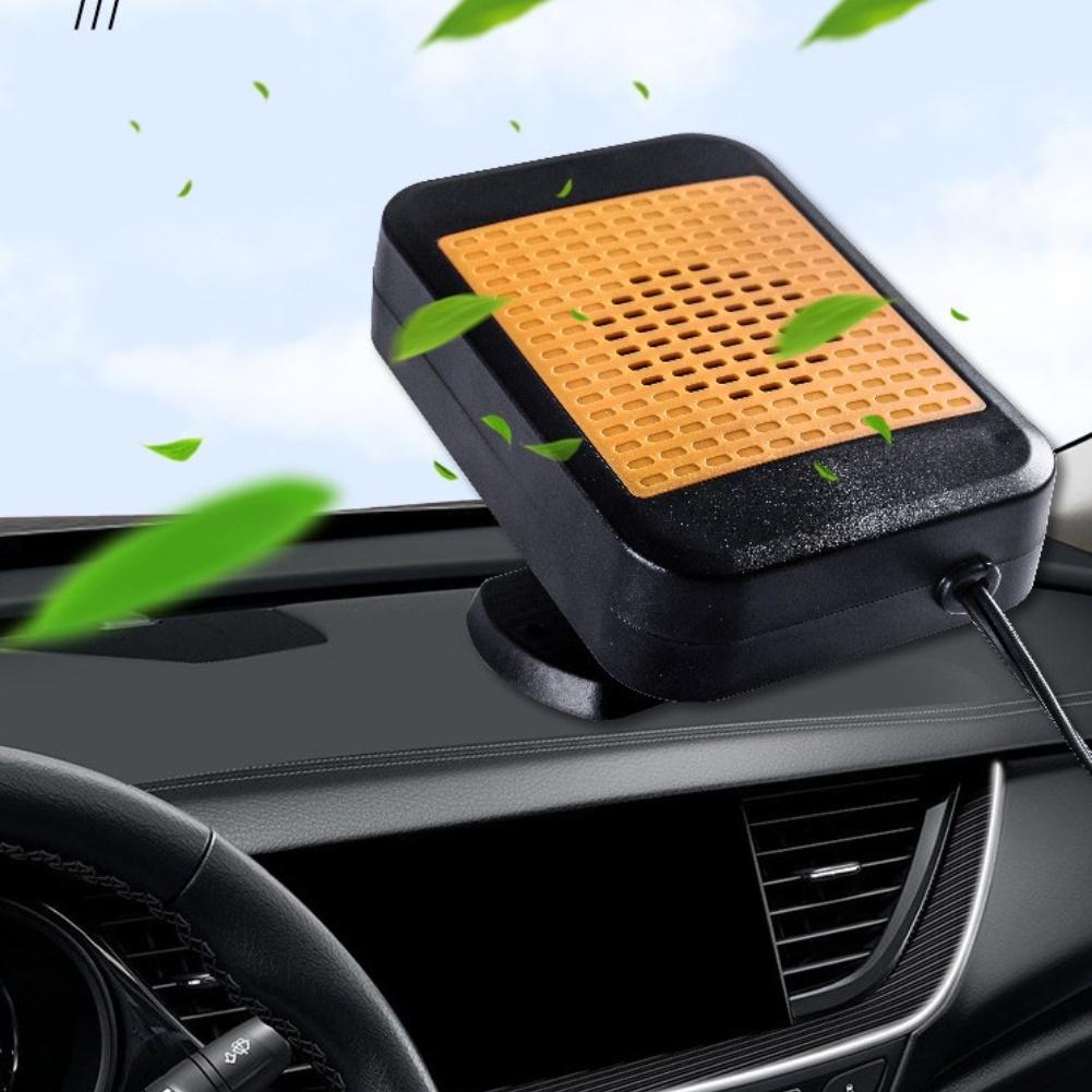 Tragbarer 12V Autoheizlüfter Defroster 360 Grad Drehung Schnelle Heizung zur Entfernung von Nebel und Eis von der Fahrzeugwindschutzscheibe