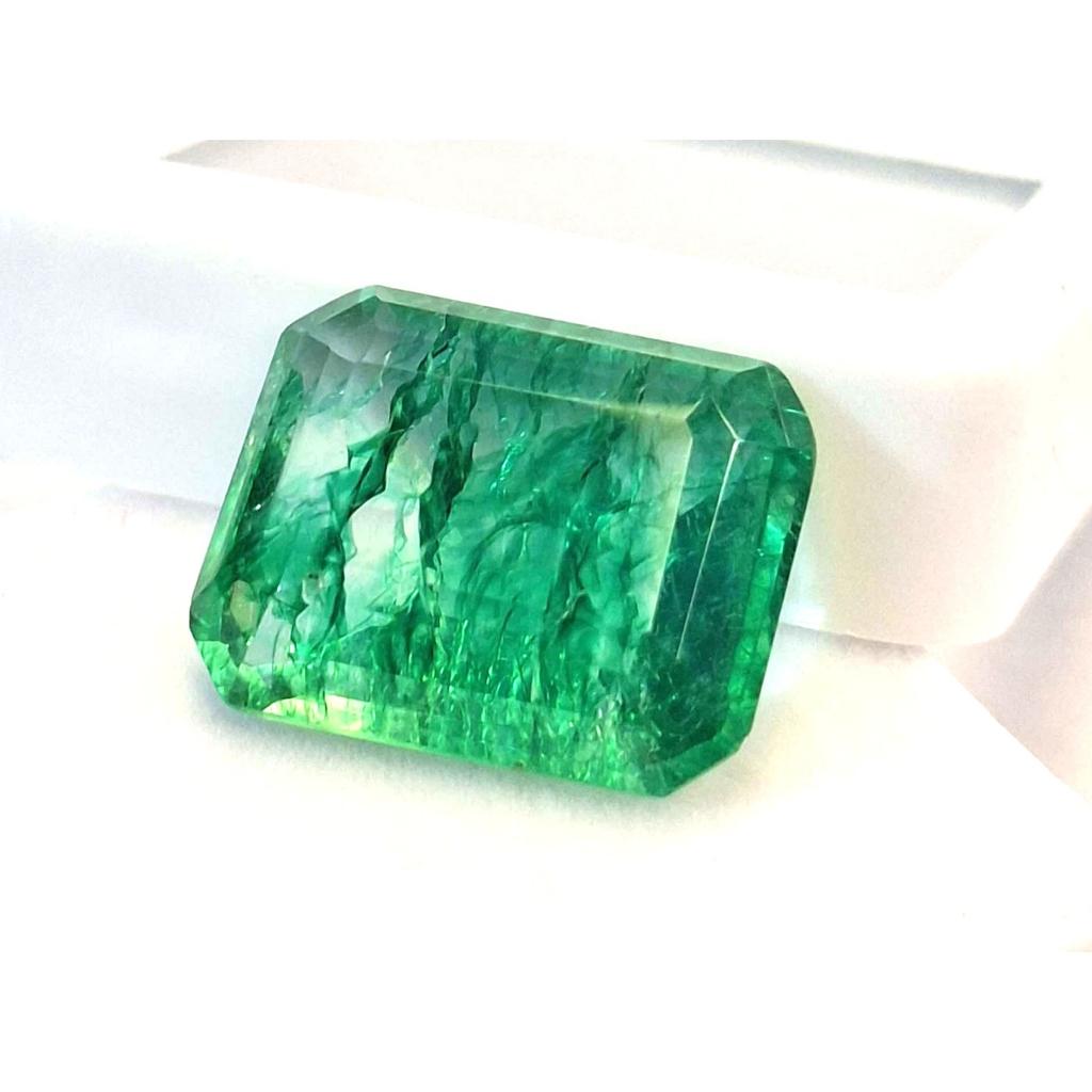 Emerald Cut Natural Emerald Colombian Green 8-10 Ct Fabulous Loose Gemstone