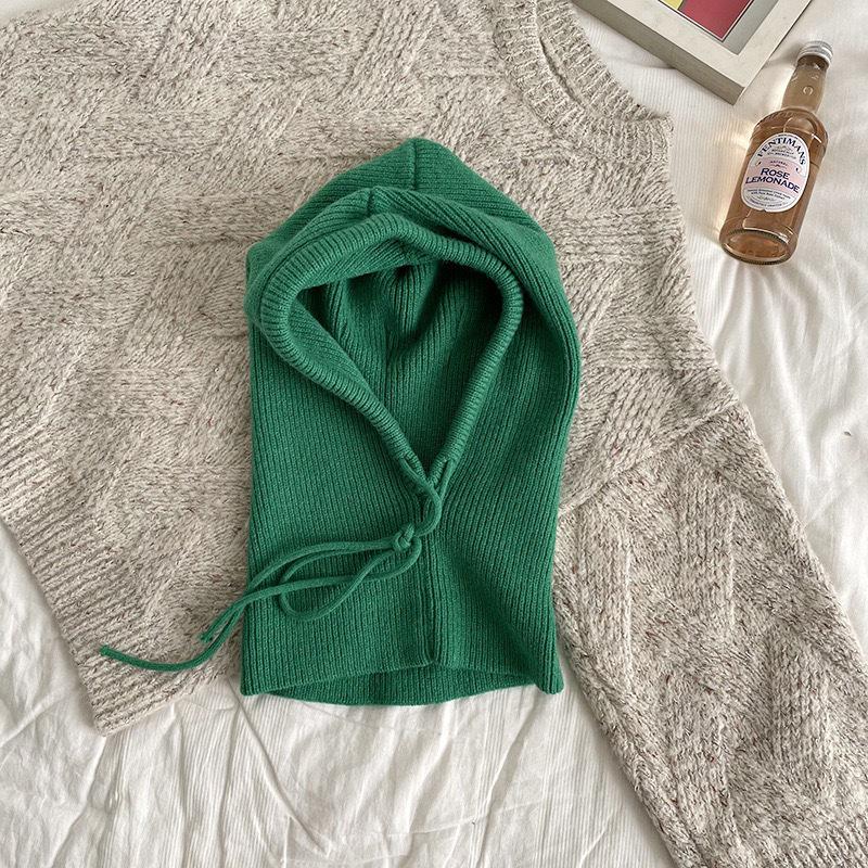 2024 Wool Balaclava Pullover - Warm Ear & Neck Protection Scarf Hat, One-Piece Cold Protection