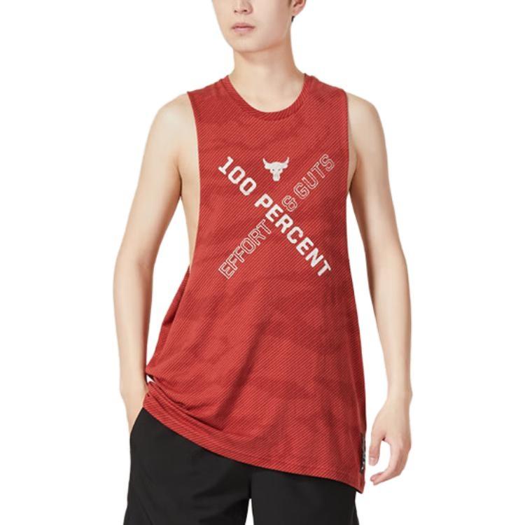 Under Armour Tank Top Men's Red Unisex 1370488-635