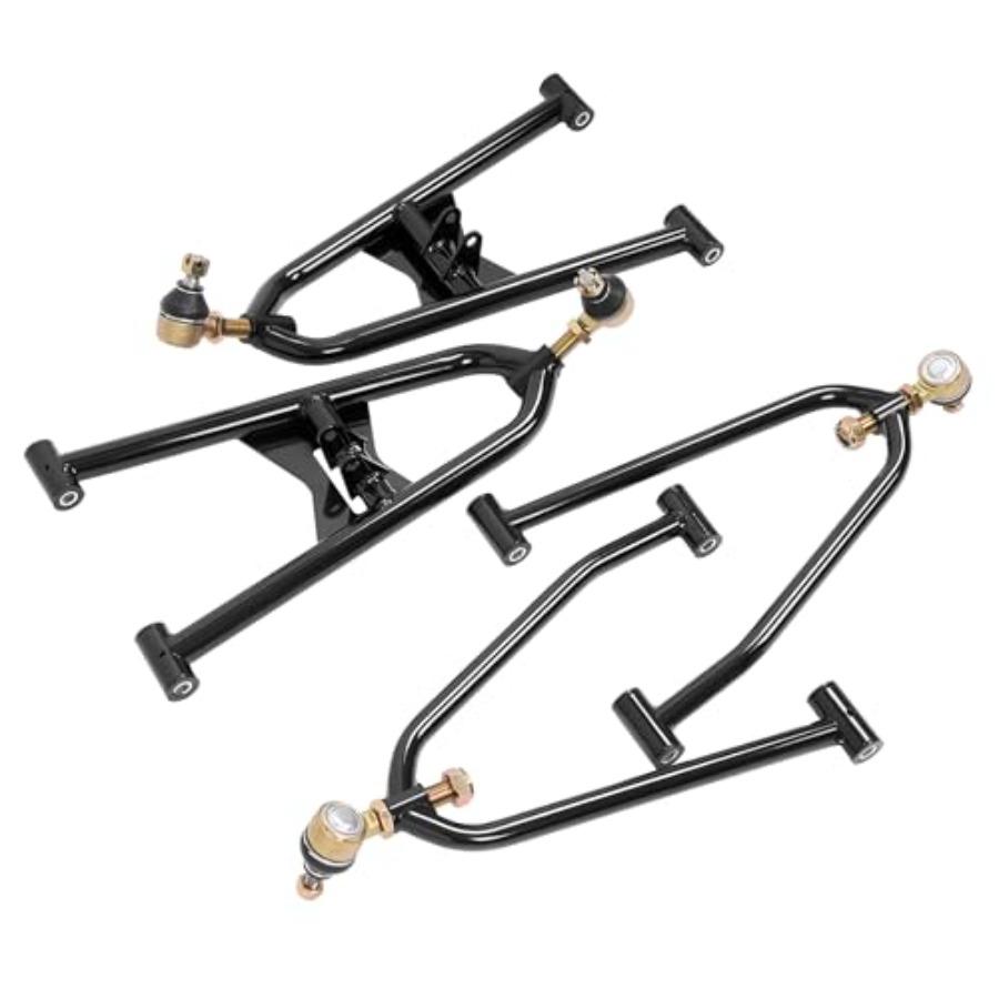 Front A Arm Compatible with 20052008 Kawasaki KFX400 and Suzuki Quadsport Z400 LTZ 400 Adjustable Suspension Arms with Black an
