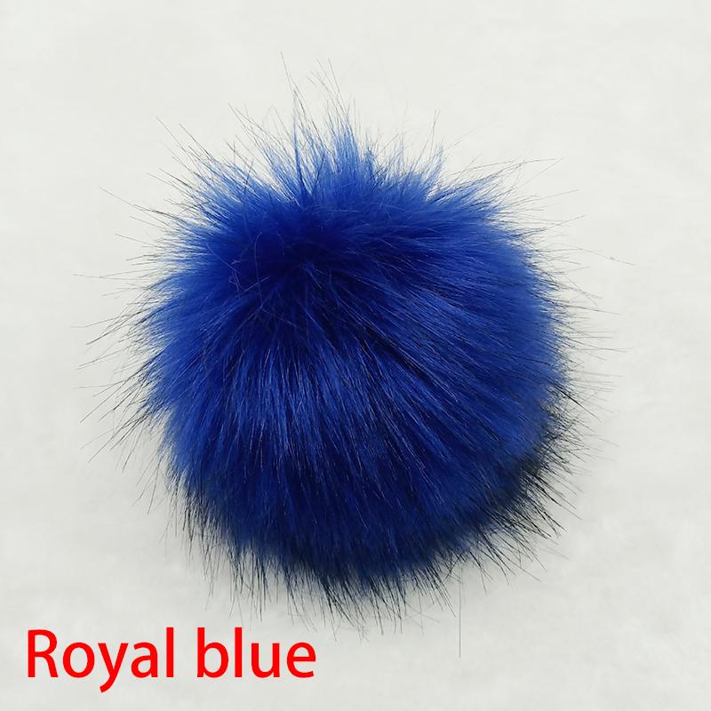 12cm Coloful False Hairball Hat Ball Fur Pompom Fake Fox Fur Shoes Ball Pom Pom DIY Handmade Hat Clothing Accessories
