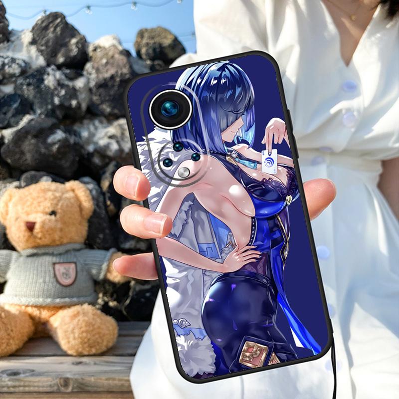 Genshin Impact Yelan Case For Honor Magic 8 7 5 6 Pro X9a X9b X9c X9d X8c X8b Win RT 50 70 90 200 400 Lite Cover