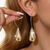 Rhinestone Water Drop Earrings: Elegant High-End Fashion with Niche Design