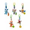 Animal Cartoon Teether & Copper Bell Wind Chime for Crib/Stroller