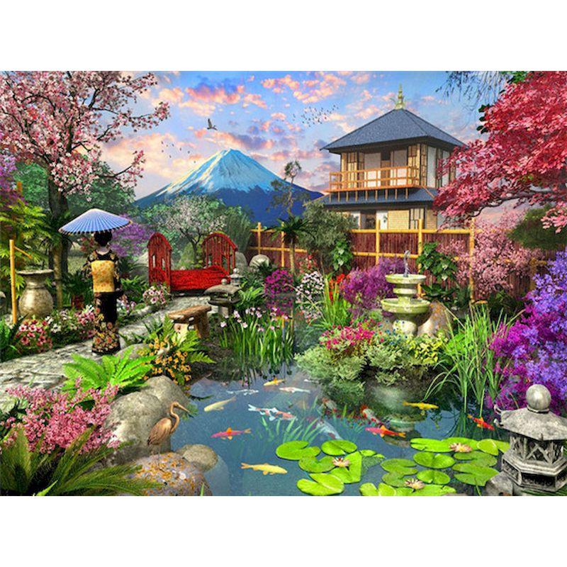 

GATYZTORY Oil Painting By Numbers For Adults Countryside House For Adults Number Painting Diy Gift Home Decors Pictures Coloring 30x20cm no frame светло-серый