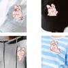 6 Pcs Cartoon Rabbits Iron On Patches Applique Patches Animal Repair Patches Embroidery Patches for Clothes Decoration