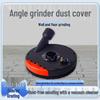 Dustproof Cover for Angle Grinder - Protective Polishing Vacuum Cover for Stone Concrete, Fits 100/125 Type Hand Grinders.