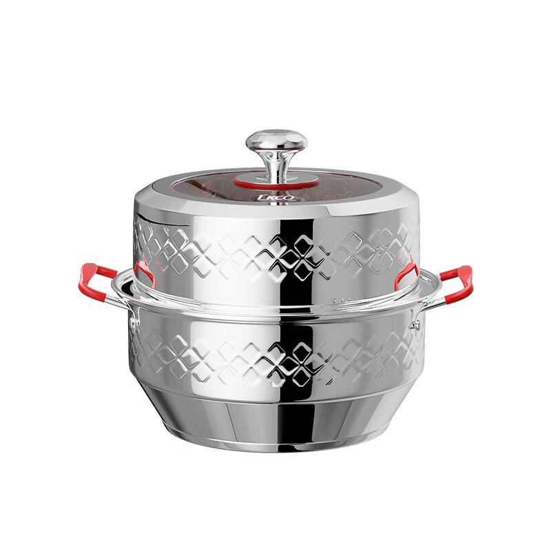 

EKCO Klorok 28cm Double Layer Stainless Steel Steamer