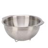 Stainless Steel Colander Strainer Dense Holes Kitchen Gadget Food Strainer Basket with Handle for Washing Vegetables