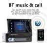 9601G 1 Din 7 Inch Car Video Multimedia Car MP5 Radio Player with GPS and Map Support Rear View Camera