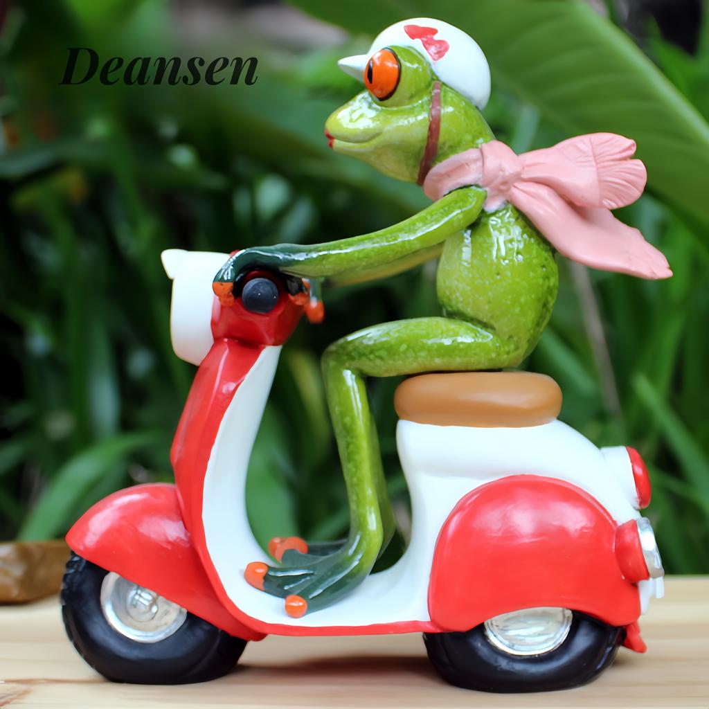 Nordic Elegant Leggy Frog Lady Figurines Shopping Frog Sculpture Resin Animal Statues Funny Frog Home Desktop Living Room Decor