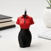 OL Woman Bust Pen Holder, 3D Printed Desk Organizer, Creative Flower Vase Decor for Office Home, Gift for Women