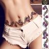 10pcs Temporary Tattoos Stickers Waist Belly Waterproof Tattoo Stickers for Women