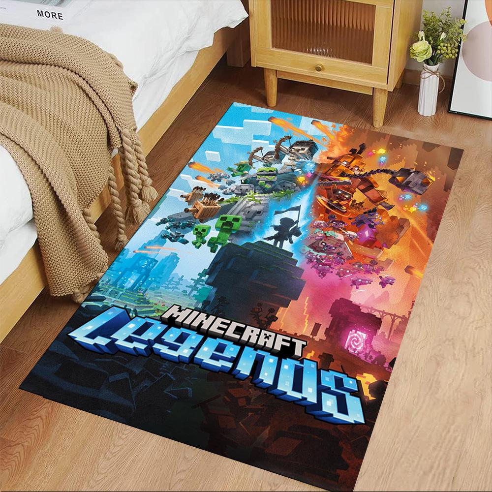 Minecraft Floor Mat Design for Bedrooms Kitchen Foyer Decorate room Anti-slip Rug Anime Office Decor Wedding Party Gift