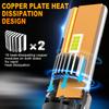 2 Adet 20000LM H7 LED Far Ampulleri 60W Mini Kablosuz CSP Araba Farı Fanlı Oto Diyot Lambaları H7 Turbo Led Otomobil Işıkları Canbus 12V 6500K Beyaz