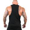 Trendy Men's Streetwear Sleeveless Gym Tank Top - Loose Fit, Muscle Running, Summer Racerback.