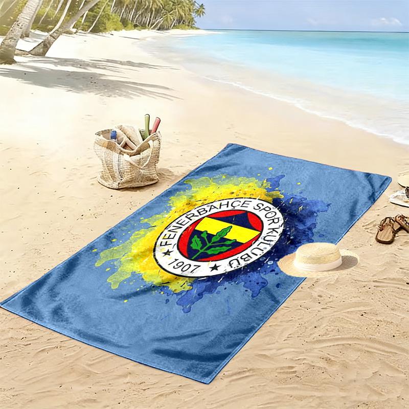 Fenerbahçe Legacy: Spirit Beach Towel Outdoor Camping Portable for Travel Absorbent Bath Towel Quick-drying Swim Towel Seaside