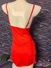 Plus Size Stretchy High Slit Deep V Strappy Nightgown Lingerie for Women