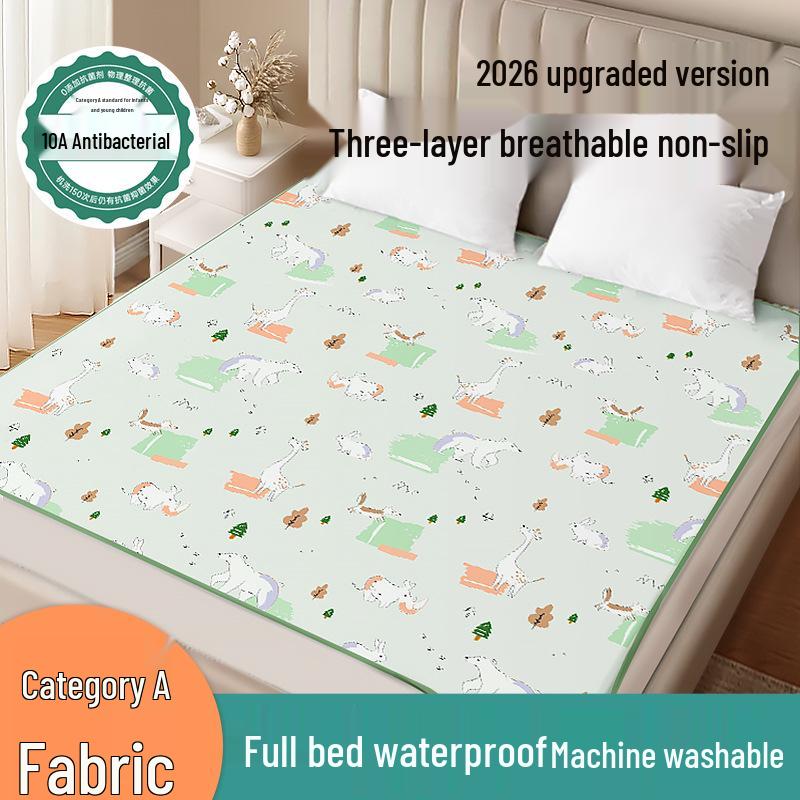 Double-Sided Antibacterial Waterproof Baby Changing Pad - Large, Thick, and Reusable