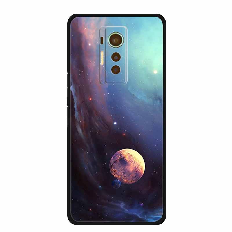 For Tecno Phantom X 2021 Case Luxury TPU Silicone Soft Cover Phone Cases for PhantomX 2021 AC8 Protection Cartoon Bumper Etui