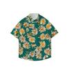 Summer 3D Printed Short Sleeve Flower Shirt Men'S Vintage Hawaiian Beach Casual Loose Men'S Large Size Shirt