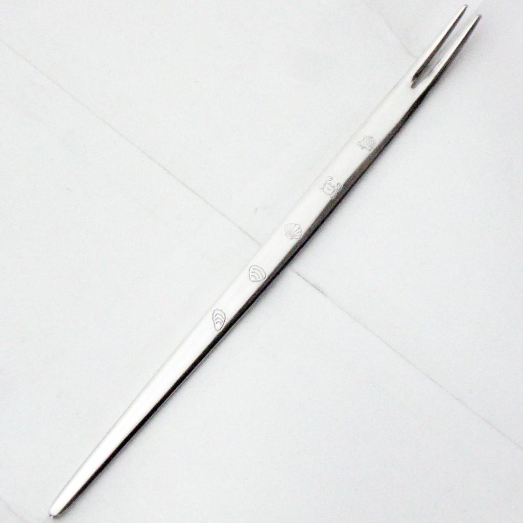 Nagao Sazae Fork Set of Stainless for and Made in 10, Steel, Whelk, Shellfish, Shrimp, Crab, Crustaceans, More. All-purpose fork, Japan.
