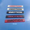 RUNTB1 3D Metal 4 Motion Letters Logo Emblem Badge Rear Trunk Sticker For VW MK4 T5 T6 Passat 4 B6 B8 B5 Tiguan 4motion Car Accessories