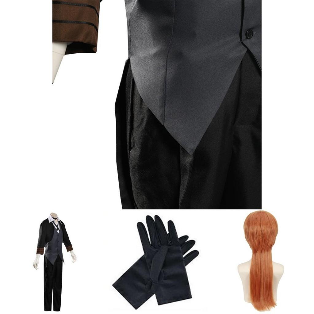 Bungo Stray Dogs Nakahara Chuuya Cosplay Costume Exquisite Retro Detective Outfit