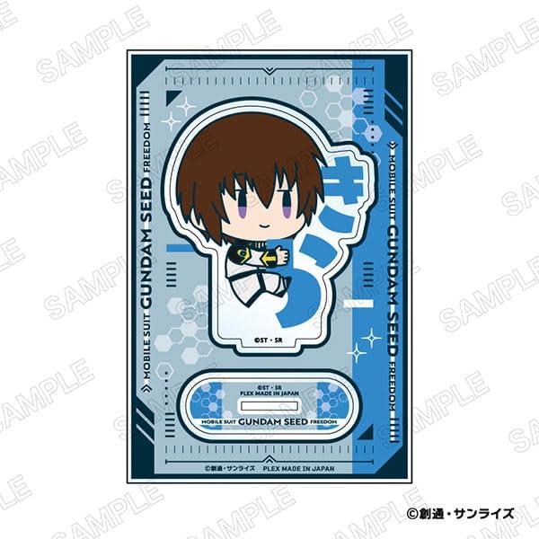 XEBEC Mobile Suit Gundam SEED FREEDOM Onamae Pitanko Acrylic Stand A: Kira Yamato Approx. W102xH155xD3mm Acrylic