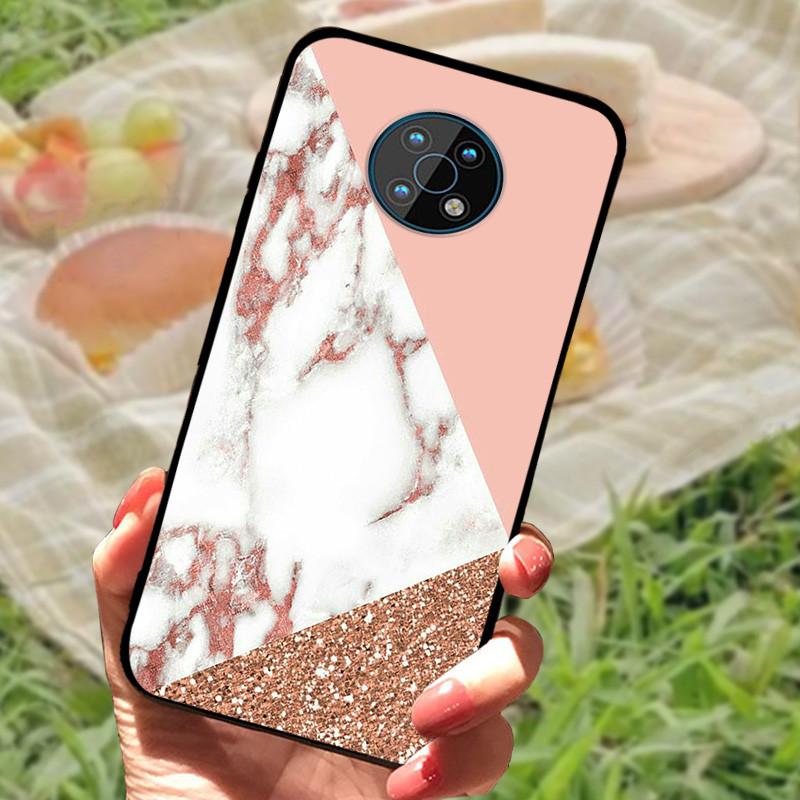 Kryt na telefon pro Nokia G50 5G Pouzdro Silikonové Měkké Nárazuvzdorné Funda pro Nokia G50 5G 6.82" Zadní kryty pro NokiaG50 Pouzdra Mramorové