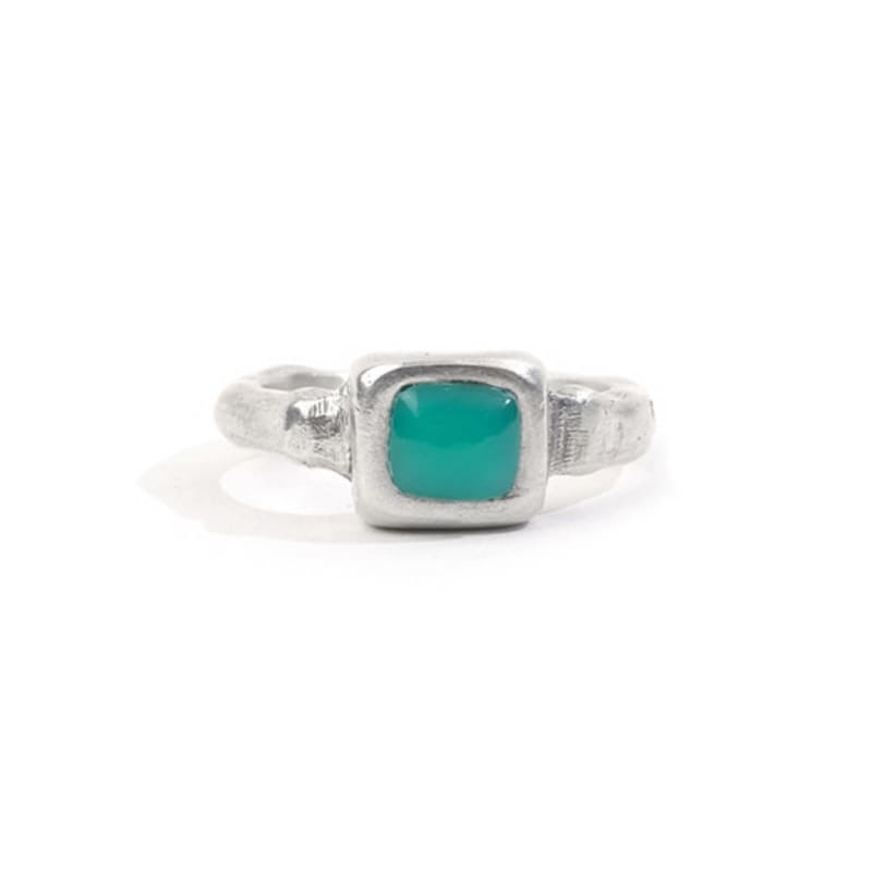 

SEWNSWEN SILVER CHRYSOPRASE RING ORDER MADE