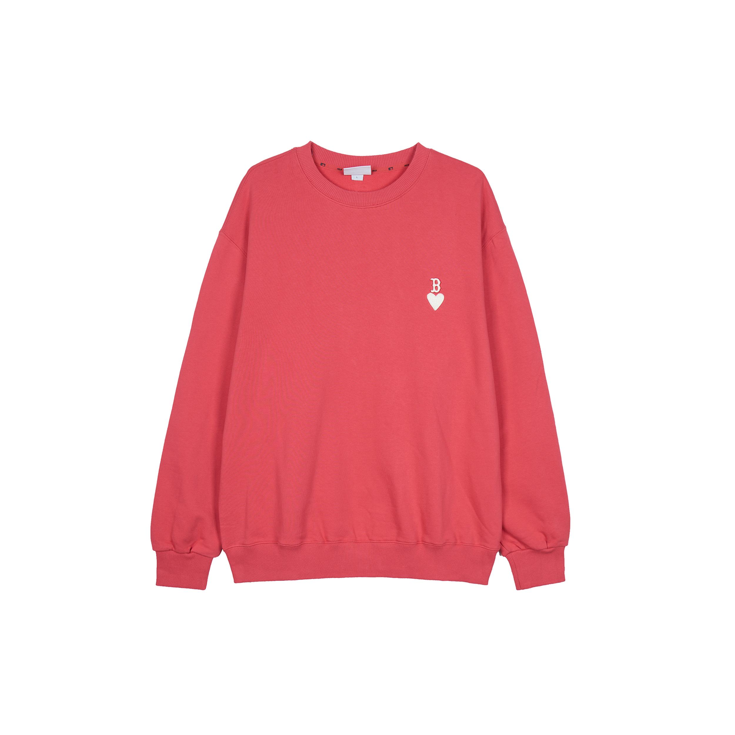 MLB Sweatshirts Unisex Red Crew Neck Moderate Regular 3AMTH0314-43RDS S