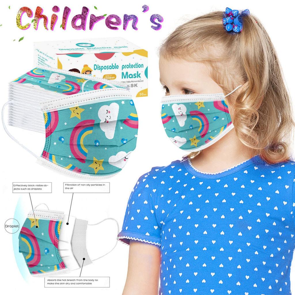 Children's Mask Disposable Face Mask Industrial 3Ply Ear Loop