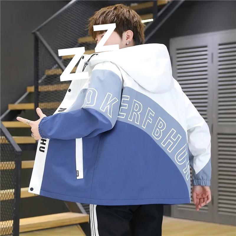 2025 Spring/Autumn Youth Boys' Stylish Casual Jacket for Middle School Students