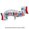 Rainbow Parachute Hot Air Balloon Birthday Decoration Foil Balloons