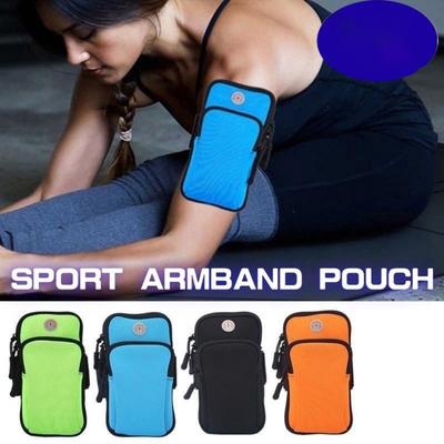 Bolsas de Braço de Malha Respirável Impermeável para Corrida com Orifício para Fone de Ouvido Faixa de Braço Esportiva Capa de Telefone