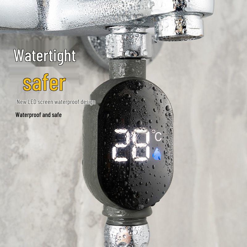 Smart Shower Head with Anti-Scald Thermometer Display for Toddlers, Pregnant Women, and Elderly