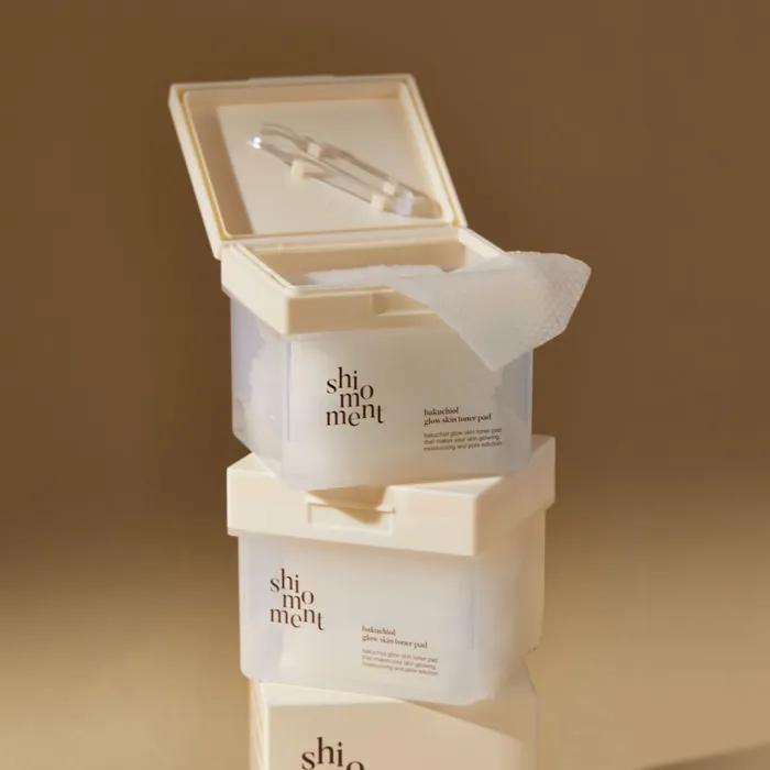 [2 SET] Bakuchiol Glowing Toner Pads 60 Sheets