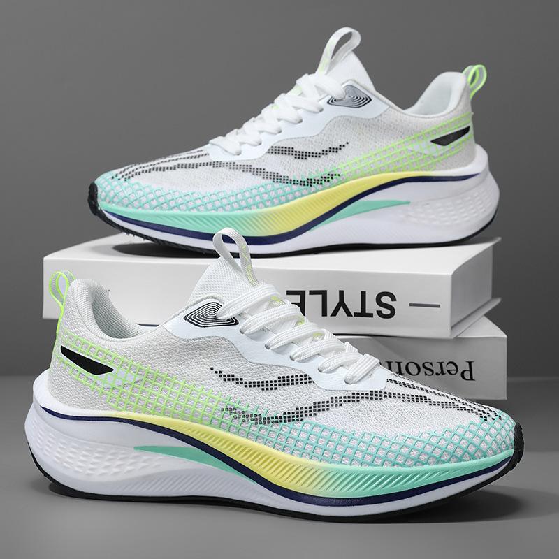 Men's Shoes New Couple Running Shoes Heightened Sole Breathable Versatile Comfortable Fashion Casual Sports Shoes Autumn New Running