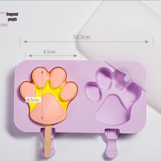 Silicone DIY Ice Cream & Popsicle Mold Tray
