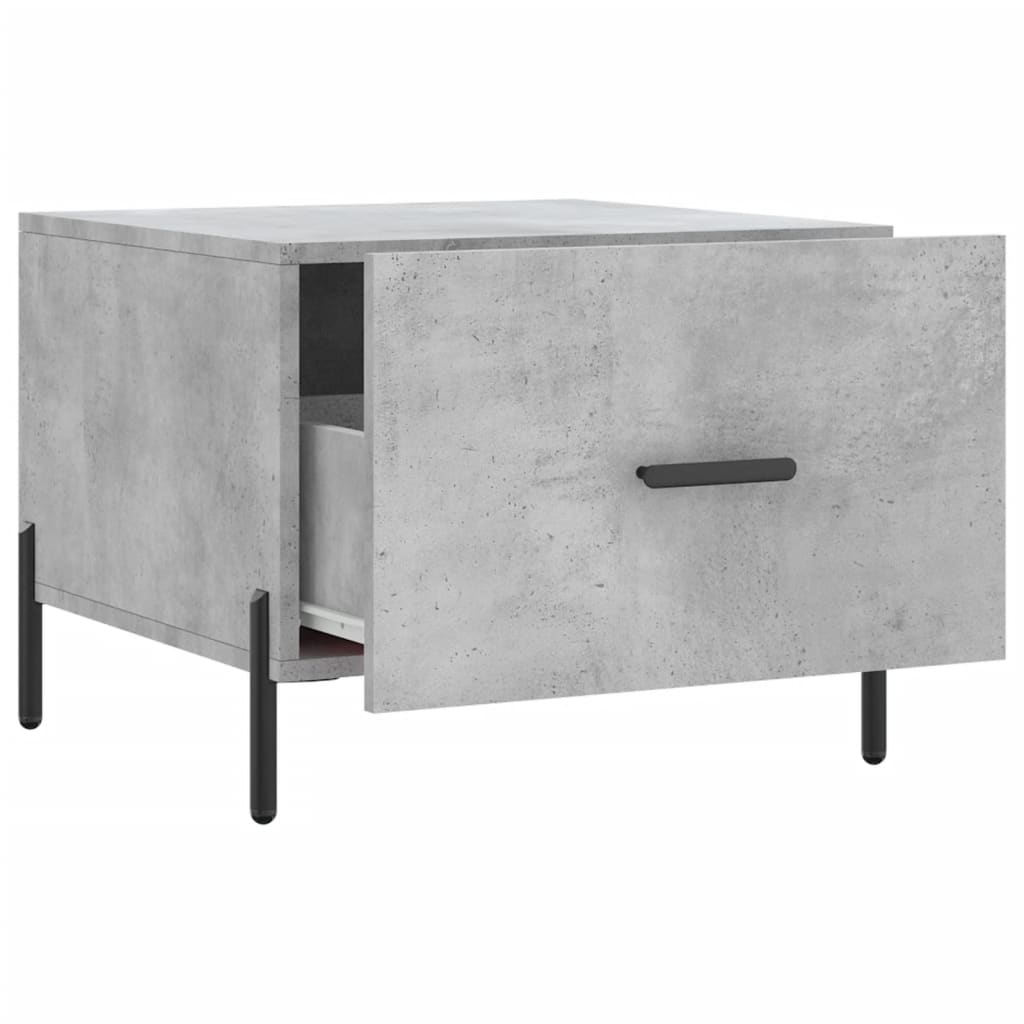 Vidaxl Couchtisch, Beton Grau, 50x50x40 cm