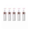 5 pezzi 1ml 2ml 3ml 5ml Flaconcini Contagocce in Vetro Trasparente Mini Piccoli con Contagocce a Occhio in Vetro per Oli Essenziali Campioni Viaggio
