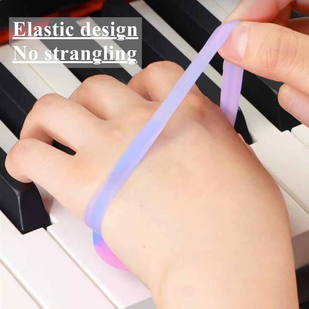 Koldot Trénér prstů na piano Korekce držení prstů ruky Silikonové tréninkové míčky na prsty, Korektor, Cvičení, Nástroj, Kulaté/Půlkulaté míčky,