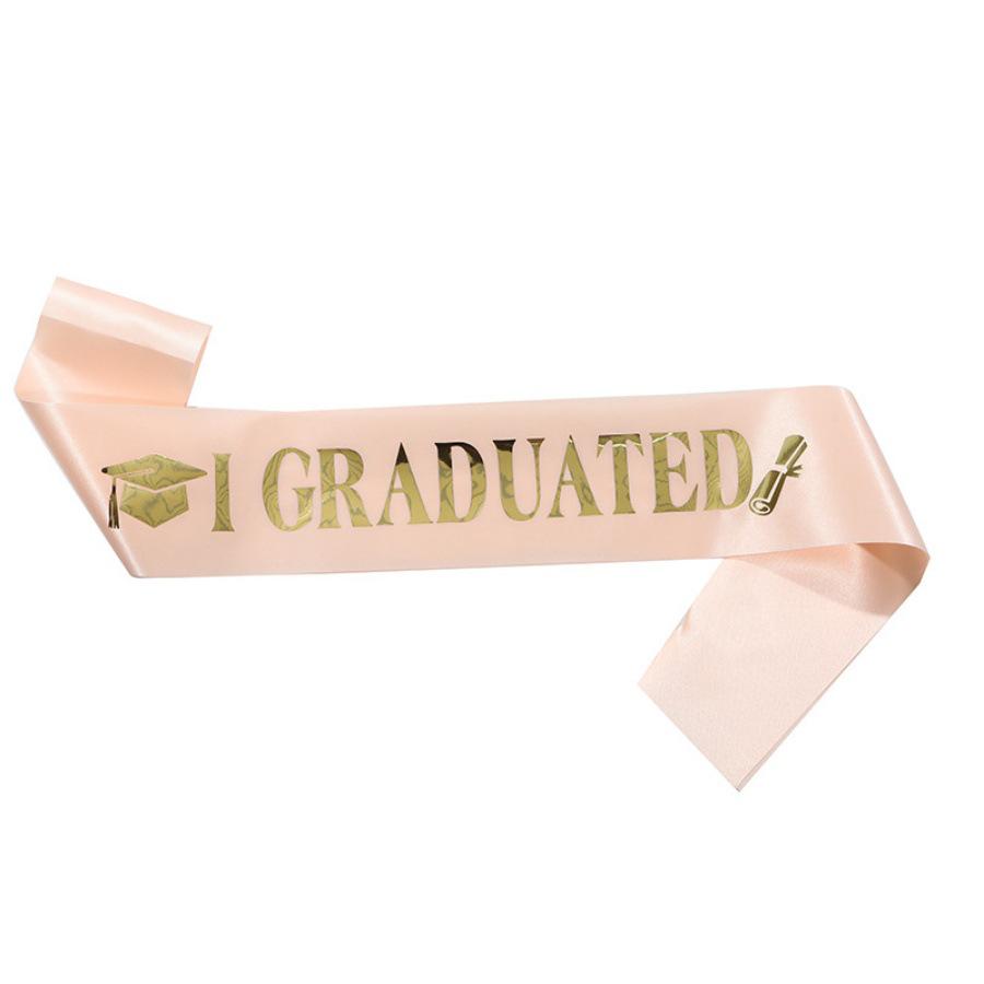 European & American Fashion Graduation Sash with Shoulder Straps