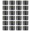 BHBL Candle Tins, 24 Piece, 4 Oz Metal Candle Containers for Making Candles, Arts & Crafts, Dry Storage,Black