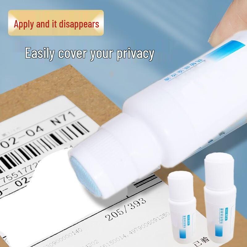 Thermal Paper Privacy Correction Fluid