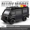 1:24 Scale VAN Off-road Vehicle Model Outdoor Camping Vehicle Toy Children's Holiday Gift Halloween Christmas Gift