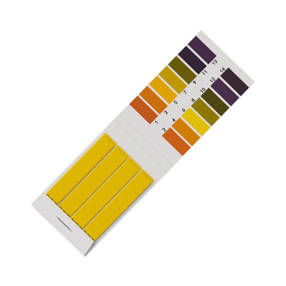 1bag 80pcs PH Test Strips 1-14 PH PH Indicator Test Strips Water Cosmetics Soil Acidity Test Strips for Water Wine Saliva Urine